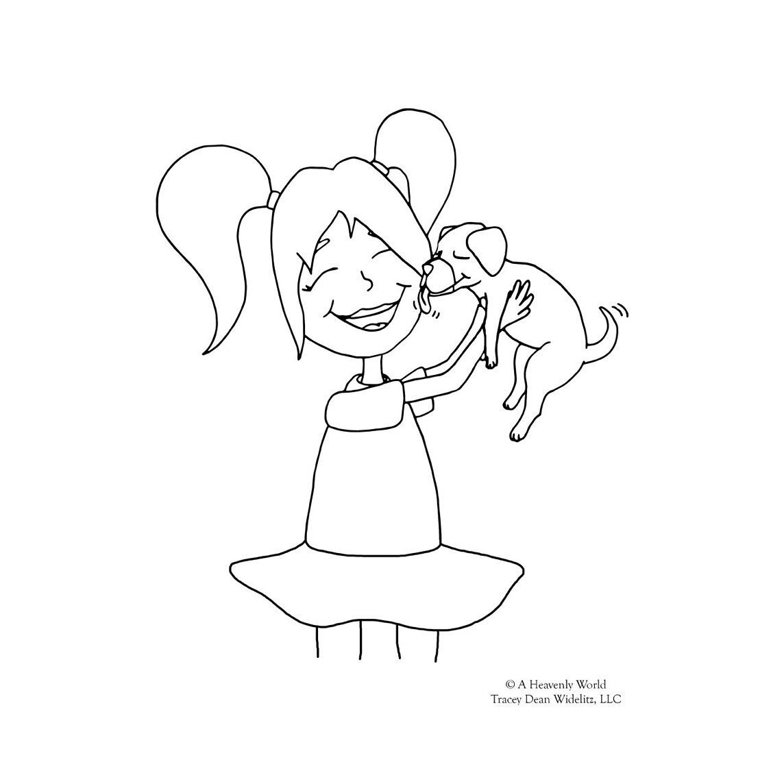 🌈&ldquo;A Heavenly World &ldquo;🌈
Printable COLORING PAGES!

traceydeanwidelitz.com

I wrote &ldquo;A Heavenly World&rdquo;, after the sudden painful loss of our family pet puggle, Precious. My family and I were devastated. 
I sat alone that night 