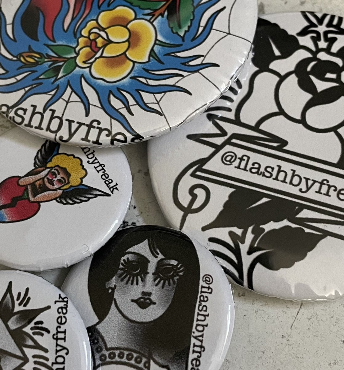 Flashbyfreak Button Pack (5pcs)