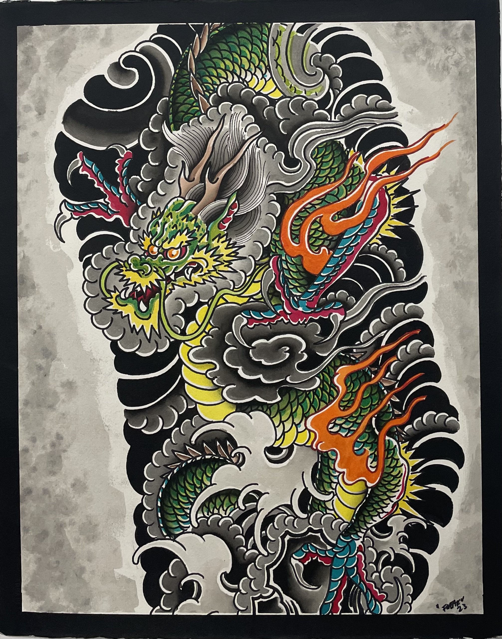 Japanese Dragon Sleeve
