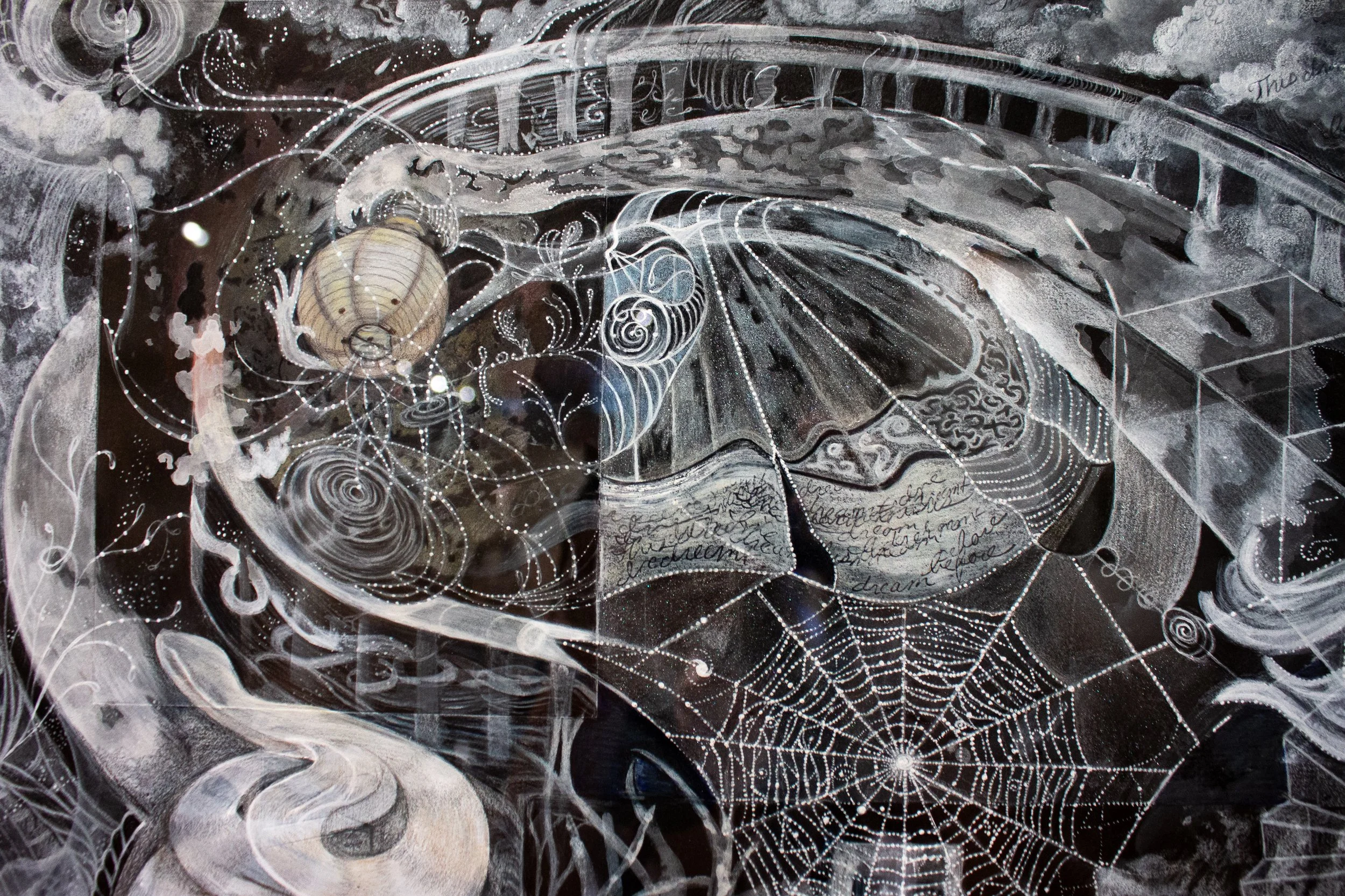 Observation of Life (detail), 11 x 14 in., 2025