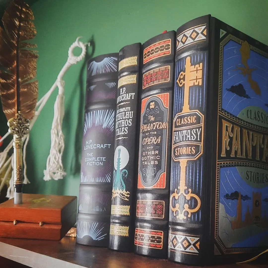 Did you know I collect these fancy Barnes and Noble special editions with the gilded edges? I love the vibe of them, and have been slowly adding to my collection over the last several years. The next one I want to get is the F. Scott Fitzgerald one! 