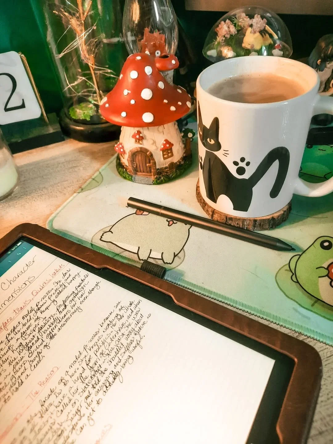 Today I'm working on a bit of character note taking for Project Flowers &trade;️ and finally feel like I'm actually headed somewhere. I was struggling to work out the 3 dimensions for them as outlined by Larry Brooks in &quot;Story Engineering: Maste