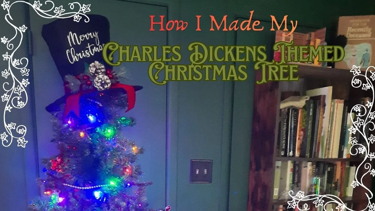 🎄 How I Made My Charles Dickens Themed Christmas Tree! 🎄 // Bookish Holiday DIY! 