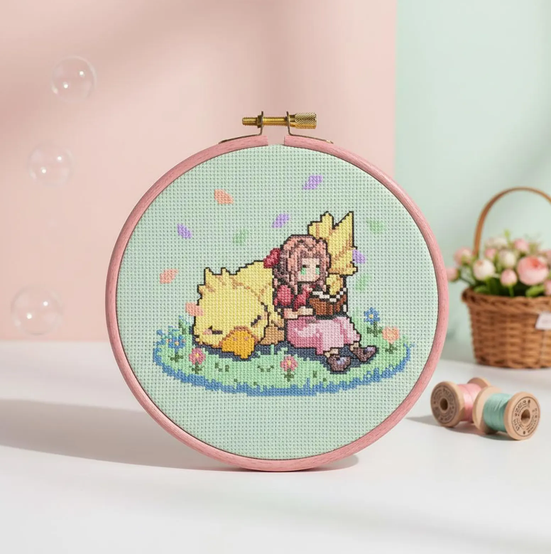 🌷 Final Fantasy 7 and Cross-Stitch 🌷