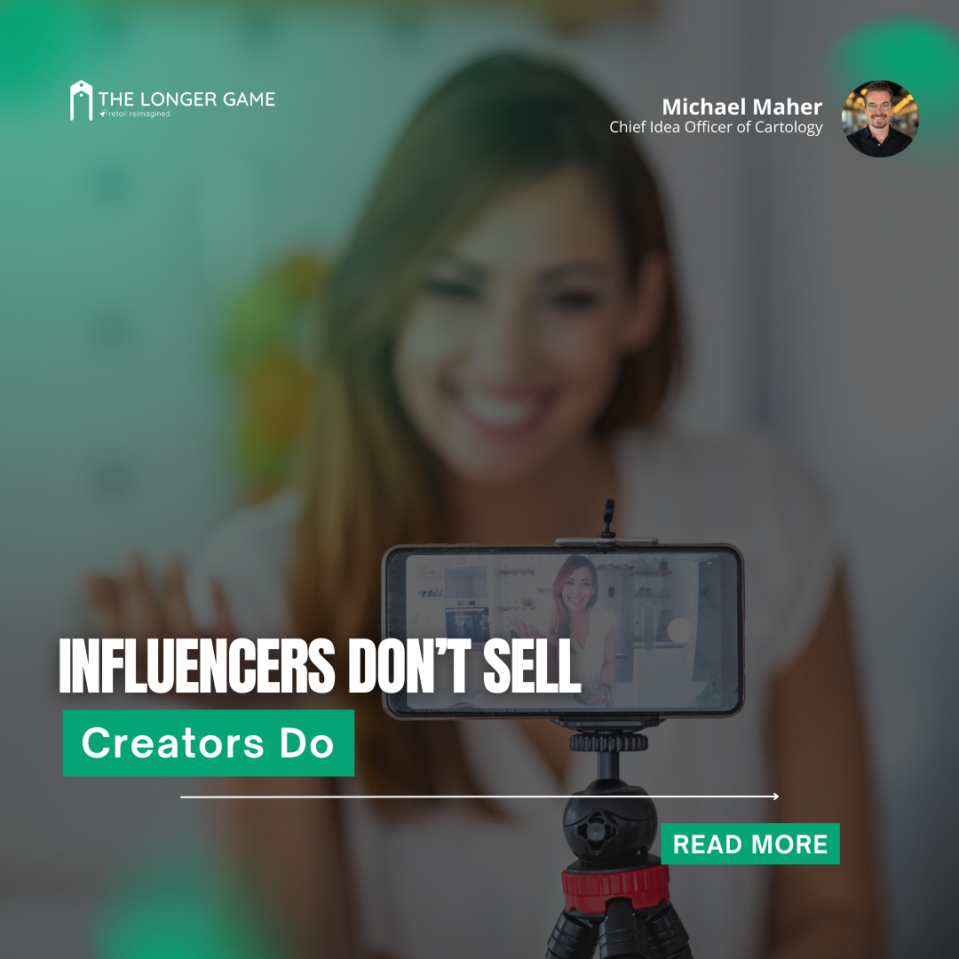 Influencers Don’t Sell. Creators Do.