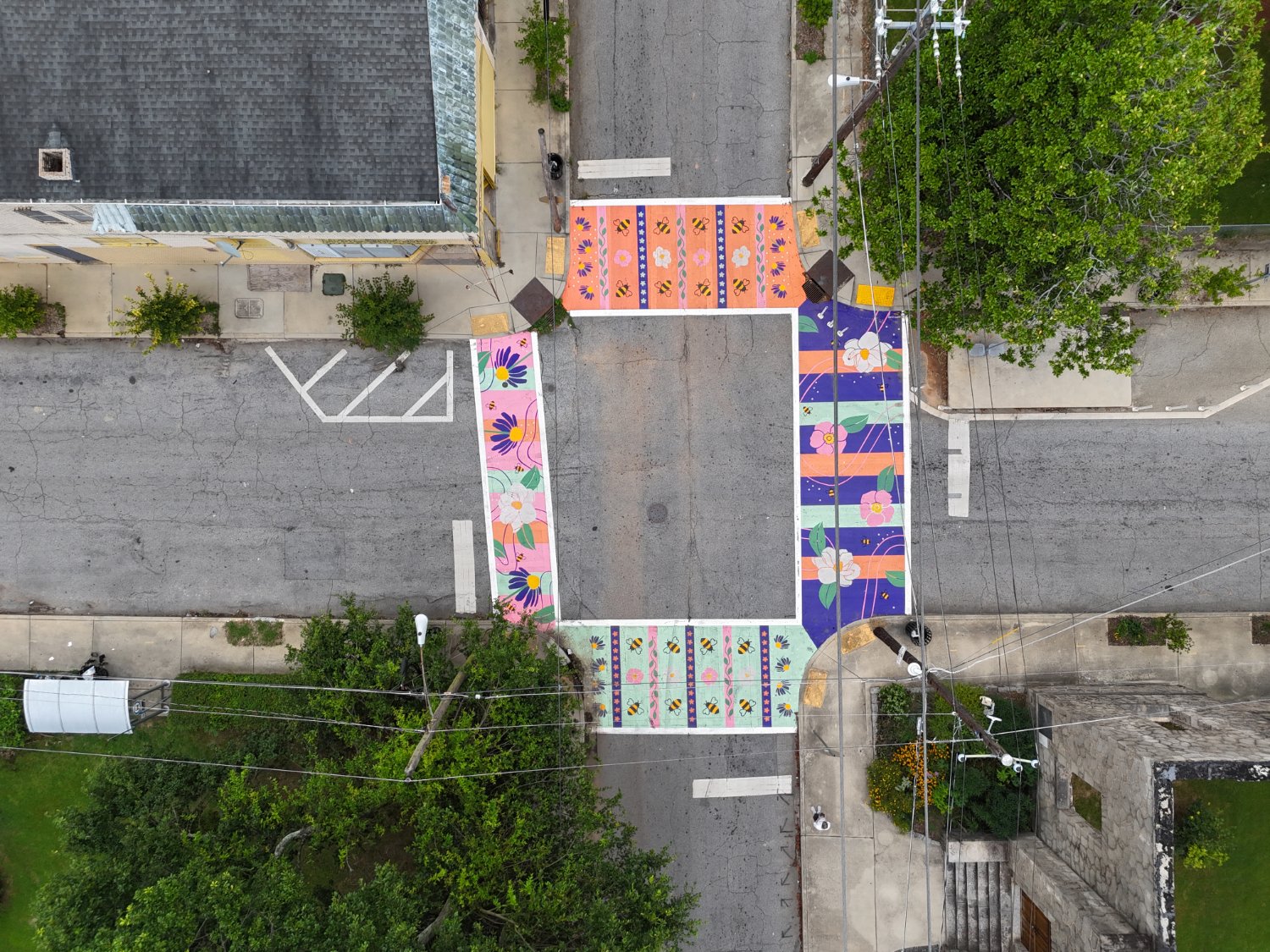 English Avenue Crosswalk Murals, 2025