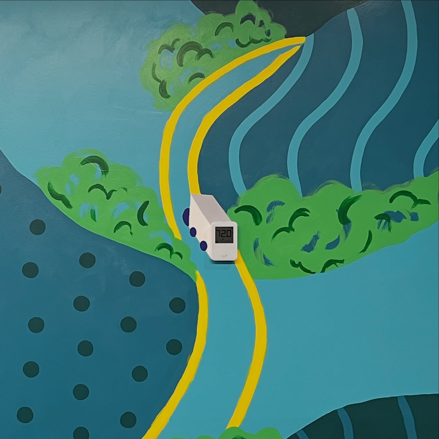 Just wrapped up some new interior office murals for a client in Midtown! I&rsquo;ll share more soon, til then have a restful Thanksgiving! I&rsquo;ll be at my Open Studio at Atlantic Station Saturday from 10-2, come check it out!