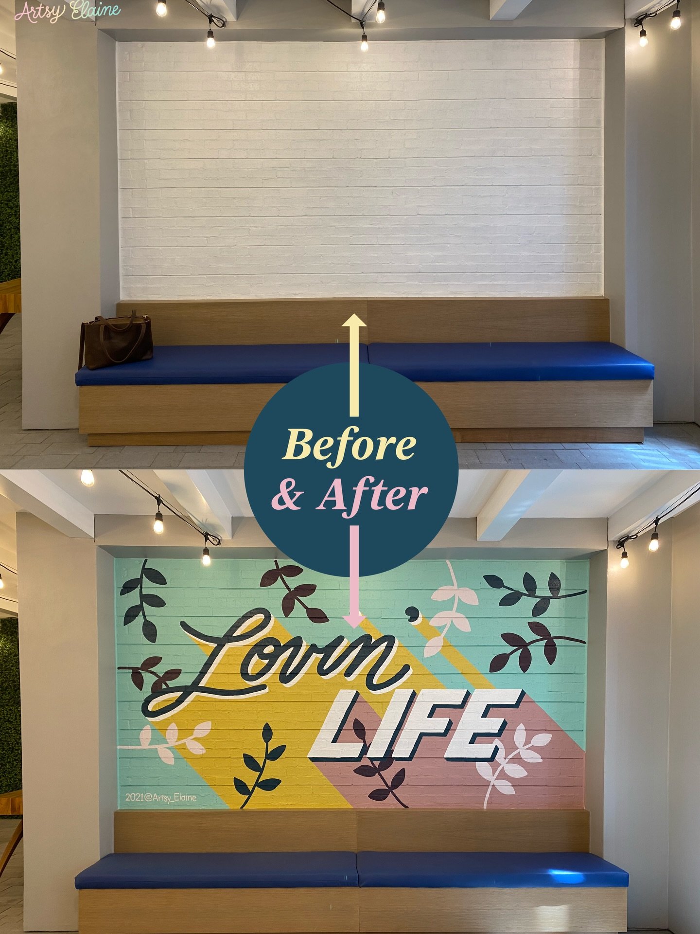 Got a blank wall? Let&rsquo;s transform it! My art is all about bringing joy and positivity to viewers through bright color palettes and bold imagery. We need art now more than ever&hellip;let&rsquo;s put color and love into everything we can, just b