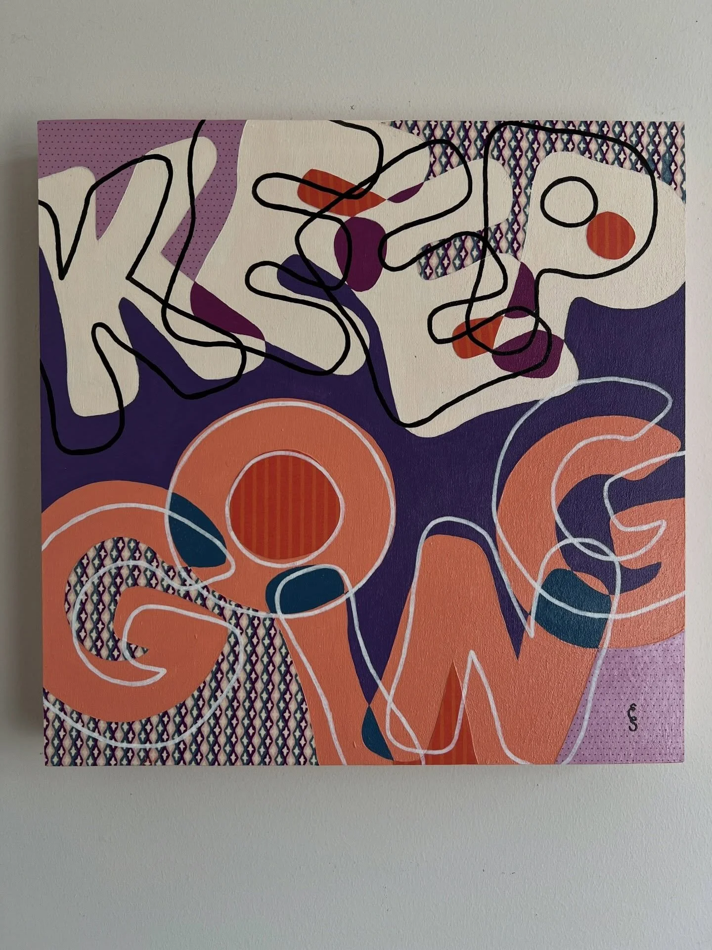 &ldquo;KEEP GOING&rdquo; on view now at @decatur_arts_alliance show &lsquo;Absurdity&rsquo; through May 3rd. A show perfect for the times.