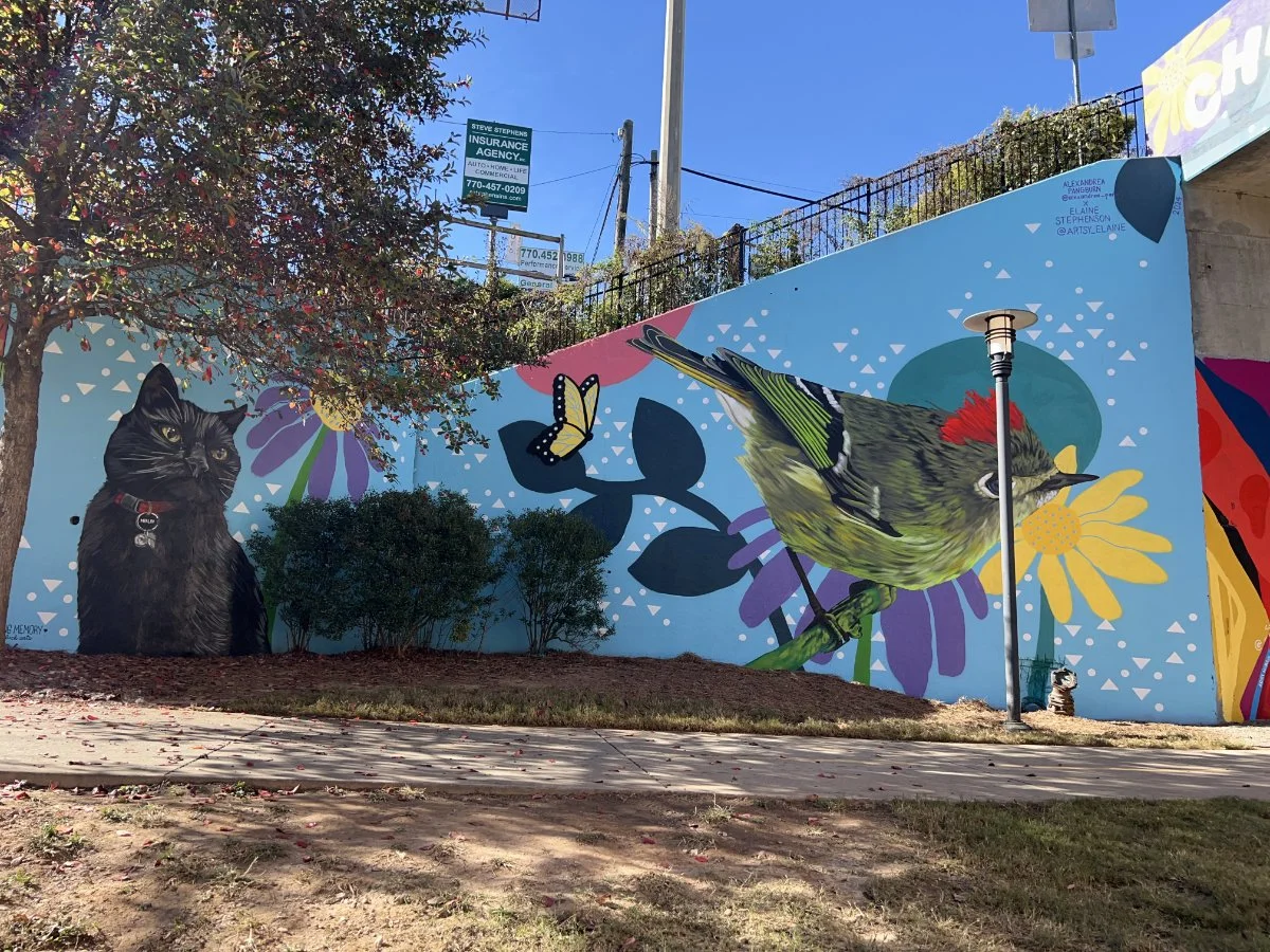 Babe Walls collab with Alexandrea Pangburn. Chamblee, GA. 2024
