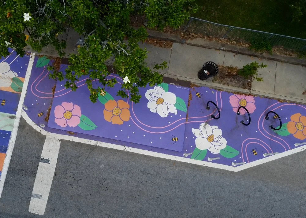 "Nourish to Flourish" Bike Corral in English Avenue, 2026