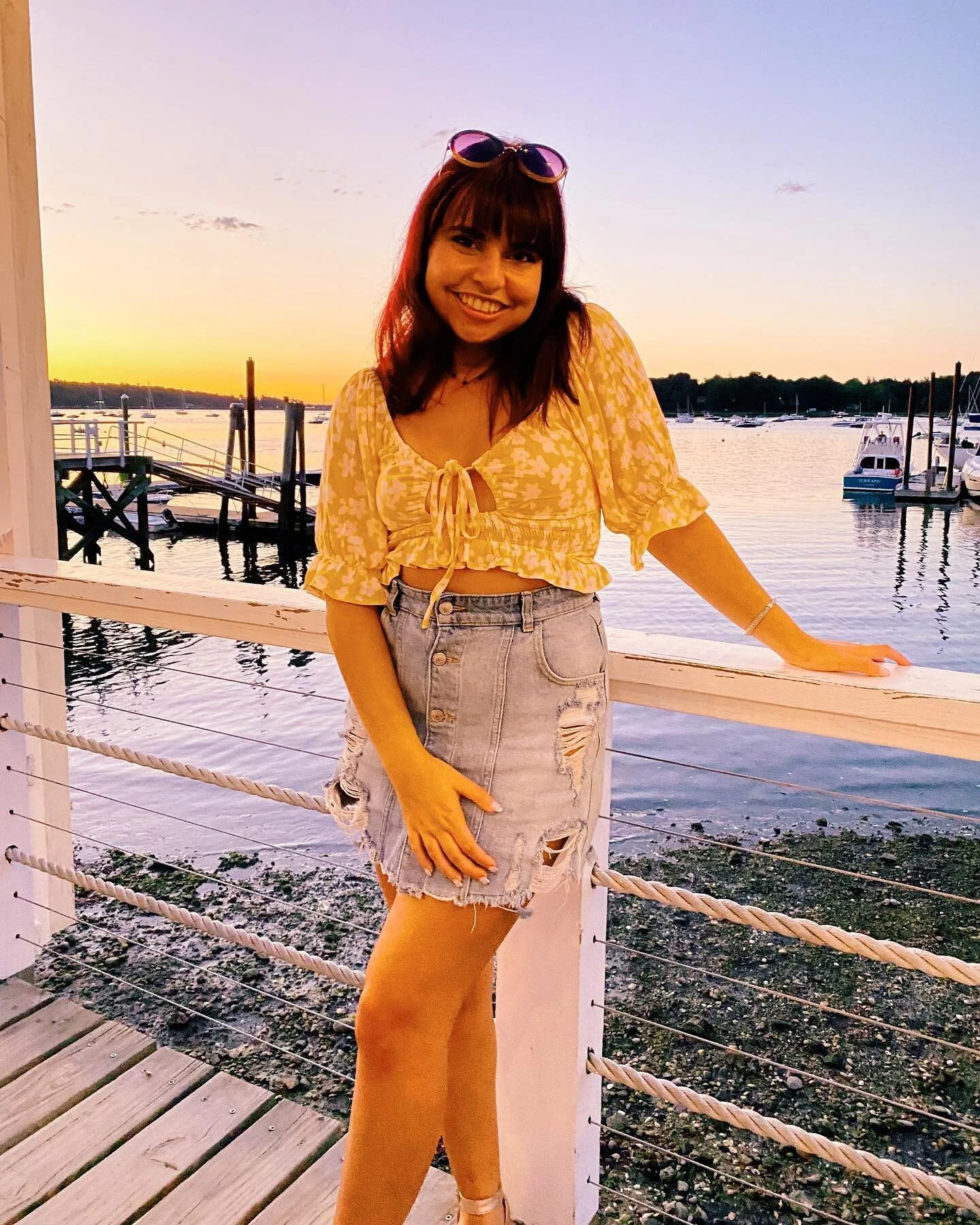 Soaking up the last bit of summer before sports seasons start on the college level!