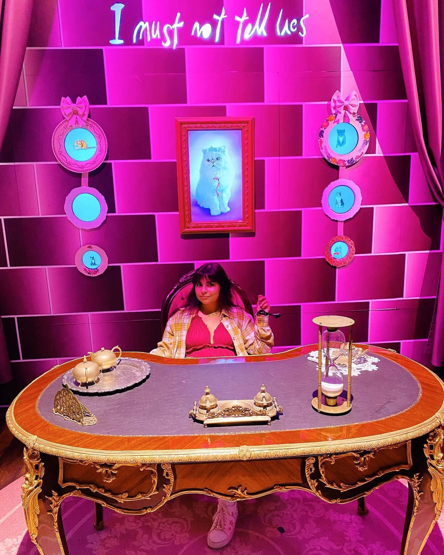 We could talk about how good exhibitions like this are for PR but instead I&rsquo;ll just leave you this photo of me as Dolores umbridge