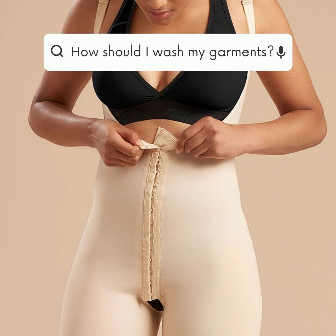 ✨How should I wash my garments?✨

When you have undergone any type of body-contouring surgery such as liposuction, breast enhancement procedure or other plastic/cosmetic surgery, your surgeon may require you to wear a post-surgery girdle, bra, or oth