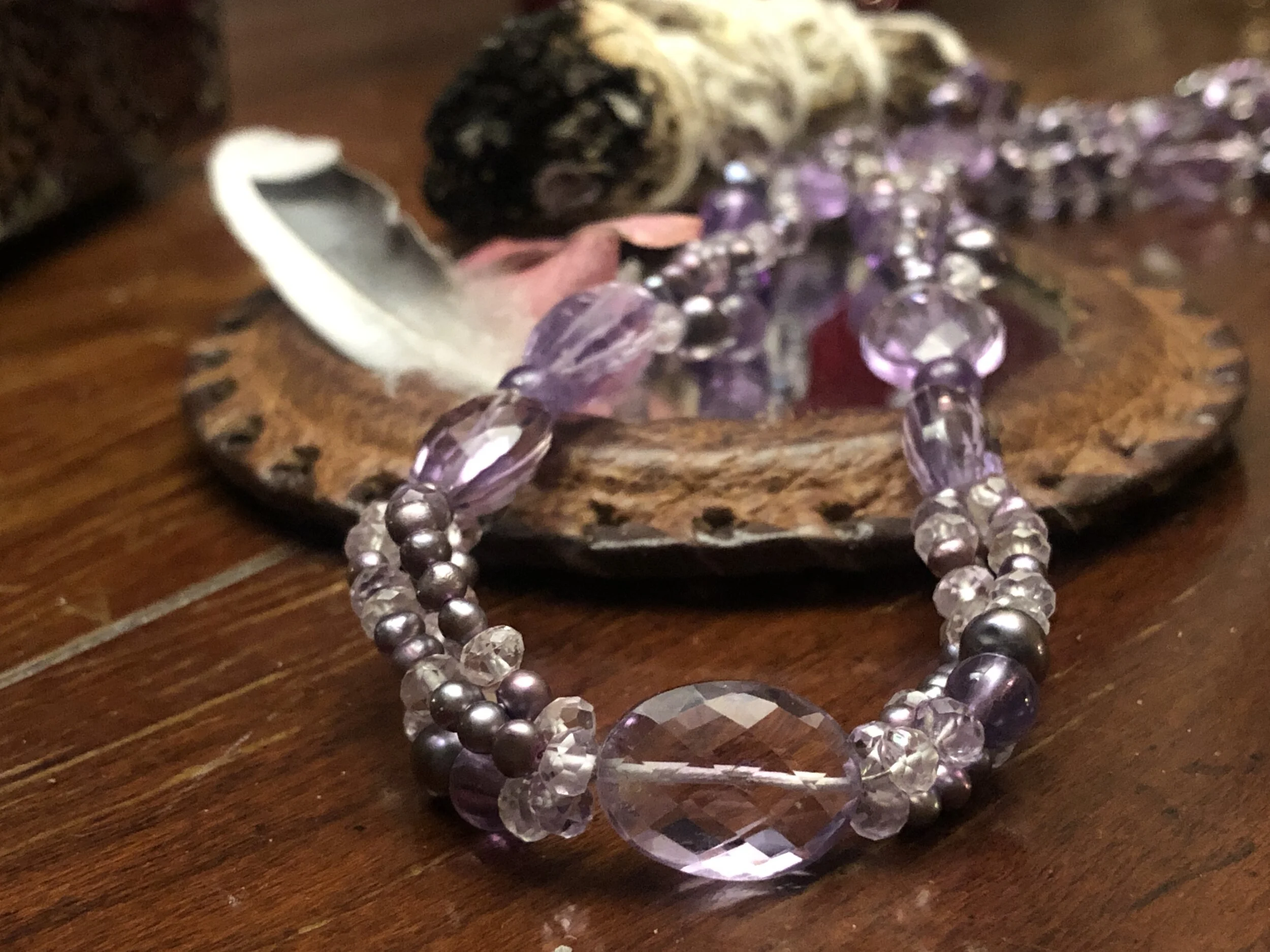 Amethyst & Pearls