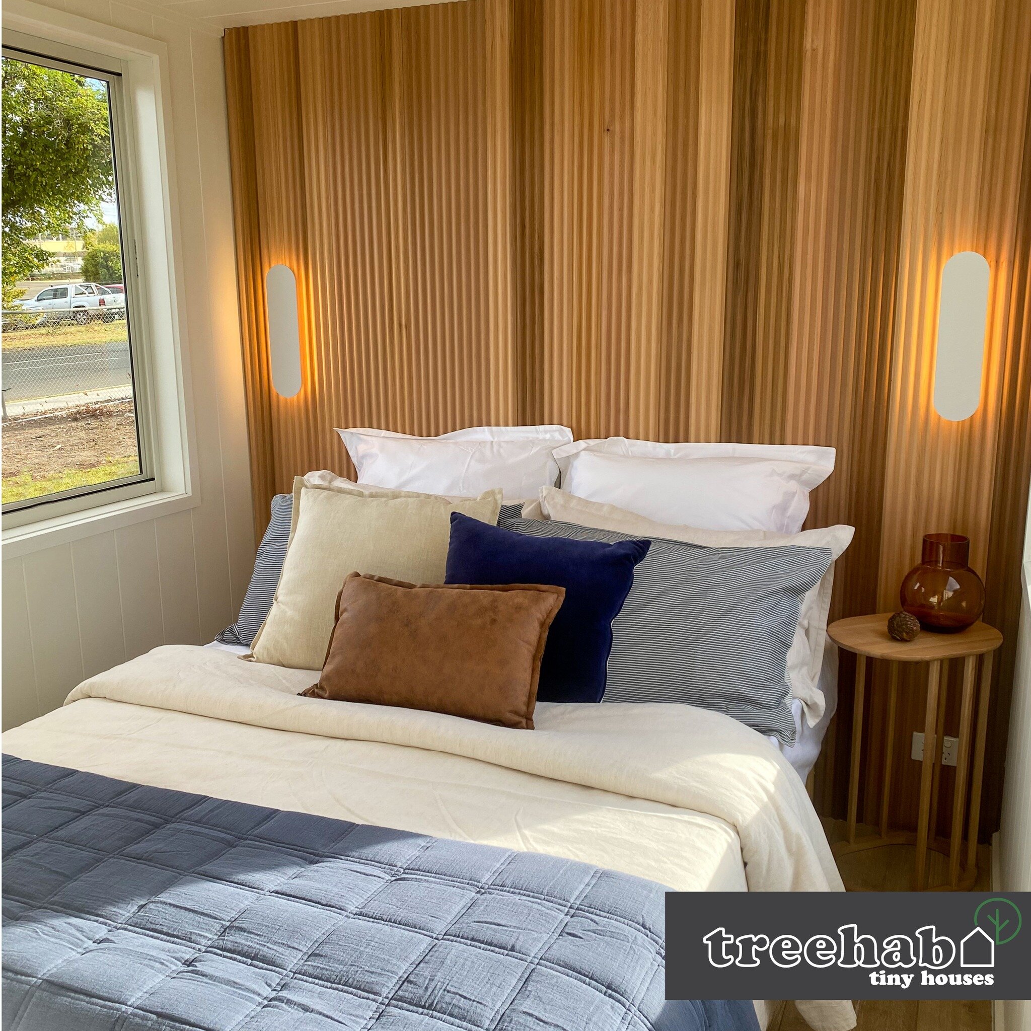 Take a tour of our light and airy Treehab Banksia Tiny Home. 

One of our most popular models, the Banksia has a lower-level bedroom, with options for a Double Loft, effectively sleeping from one up to six people!

With a full-size, light and airy ba