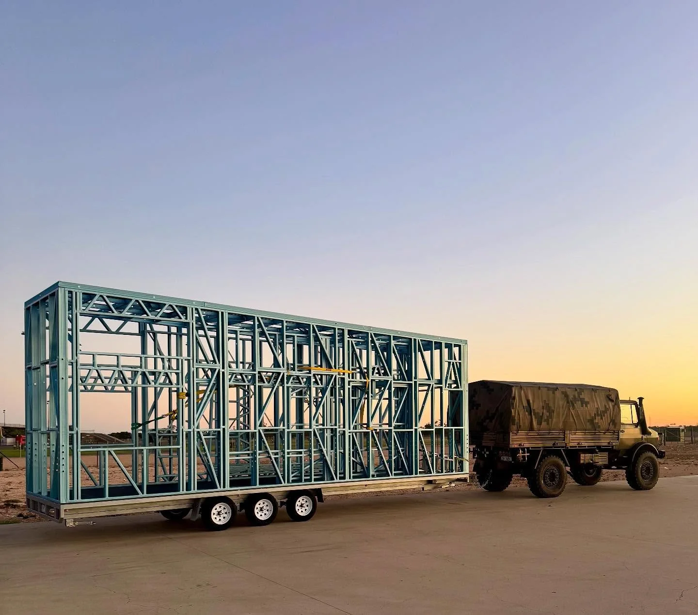 Good morning from Treehab 😊 #tinyhouses #tinyhouseonwheels #adelaide #steelframe