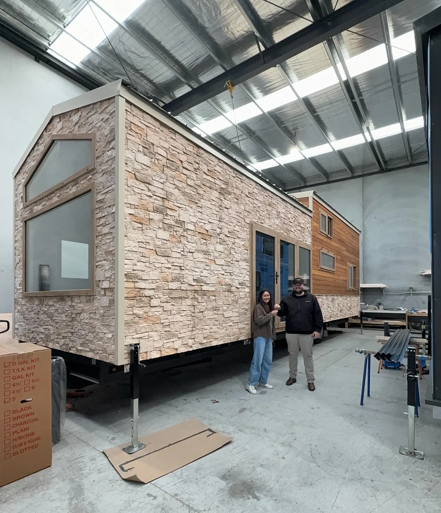 Early morning hand over of this massive custom tiny home! More details to come&hellip;.