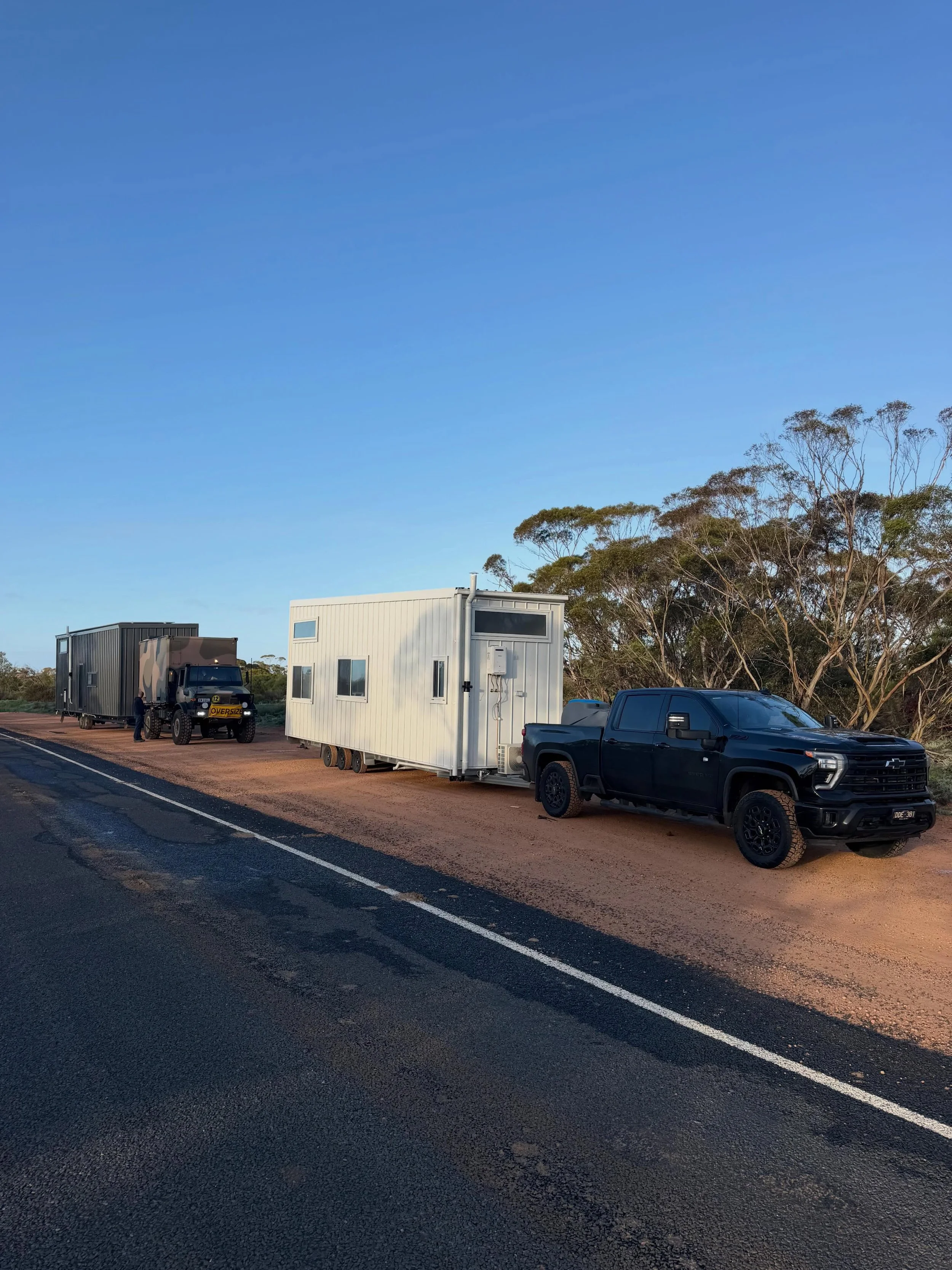 Good Morning from the Mallee region of Victoria ☀️
Treehab tiny homes out for delivery 📦