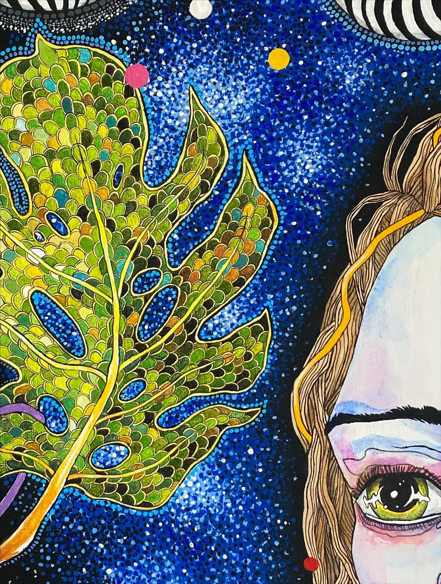 &ldquo;The unbecoming in becoming (despite the odds it grew)&rdquo; 2015-2025

Man. How to sum this one up hahaha. What started as my high school year 10 artist study of the Australian icon Del Kathryn Barton (@delkathrynbarton ), then became a 10 ye