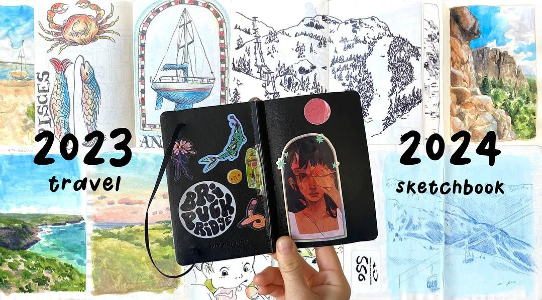 I made a video! And it&rsquo;s now on YouTube! Something I haven&rsquo;t done in YEARS. I have no fancy equipment and no charisma but there&rsquo;s a whole sketchbook of scribbles to talk about, so if you&rsquo;re interested in a ramble about art and