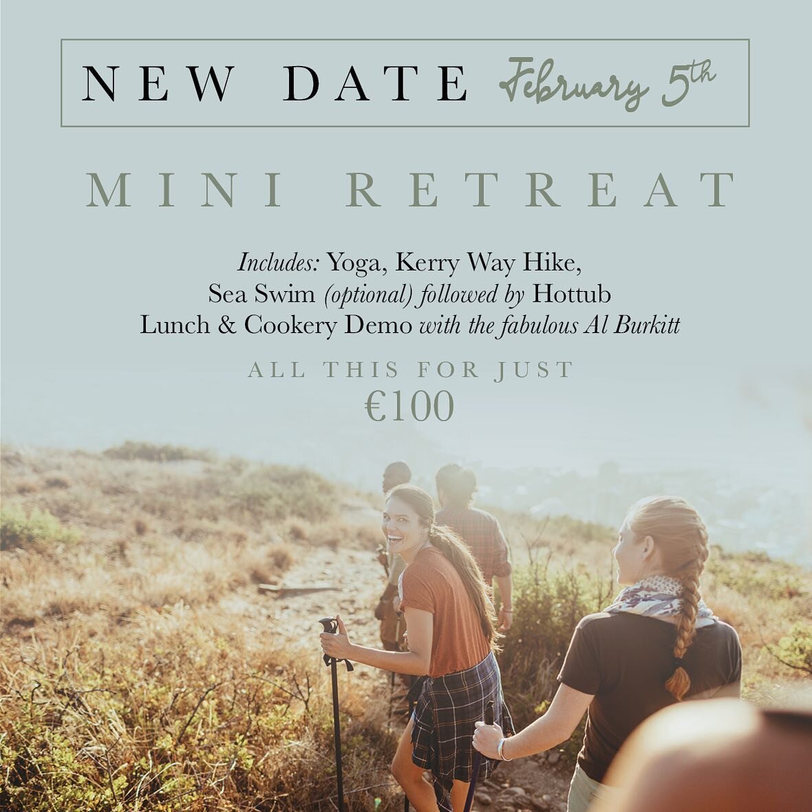 As our January 29th retreat sold out so quick we&rsquo;ve added another date ⭐️ please get booking fast to avoid disappointment! 

New Date ⭐️ February 5th ⭐️