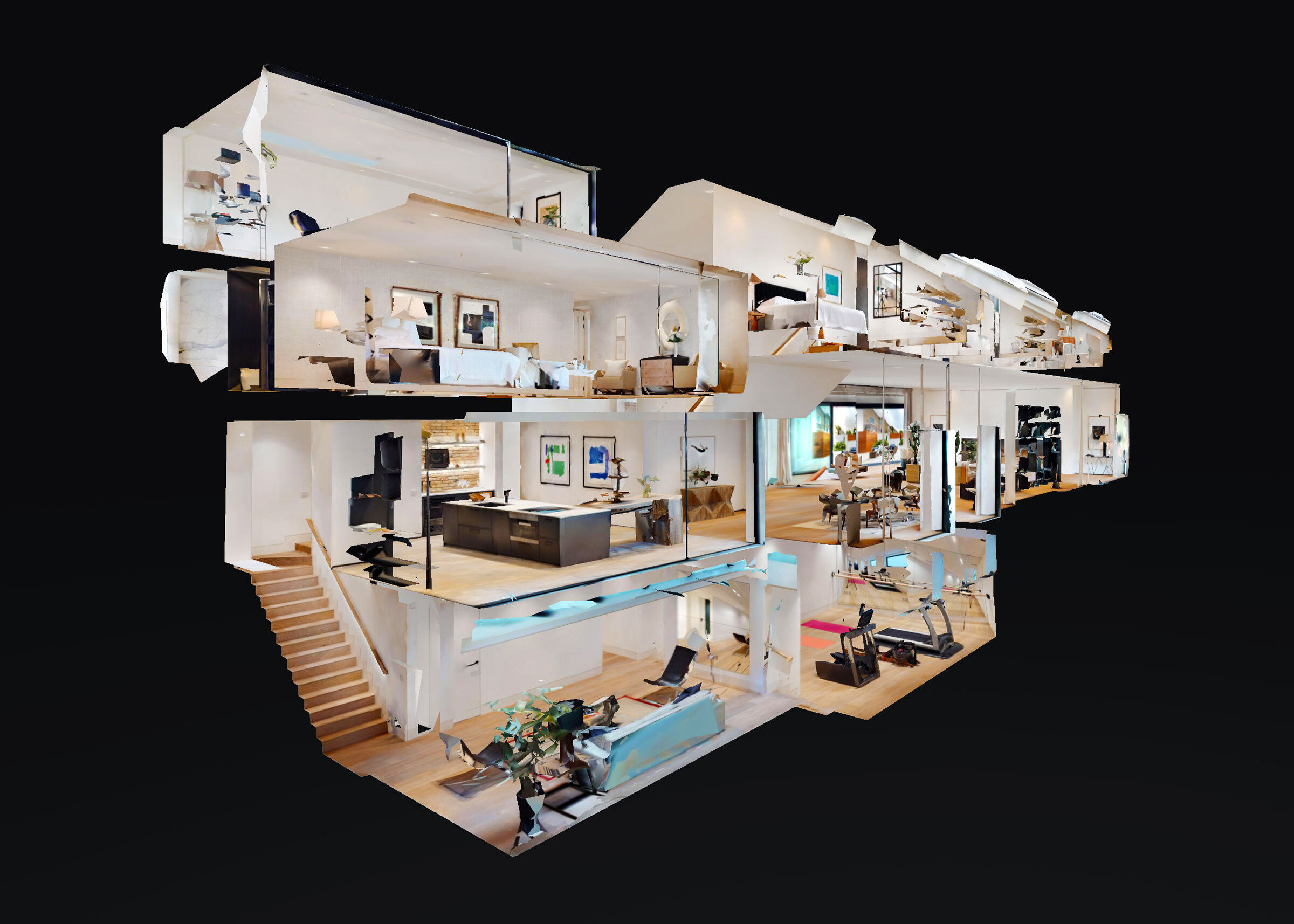 3D-Rundgang einer Immobilie mit Matterport als digitaler Zwilling