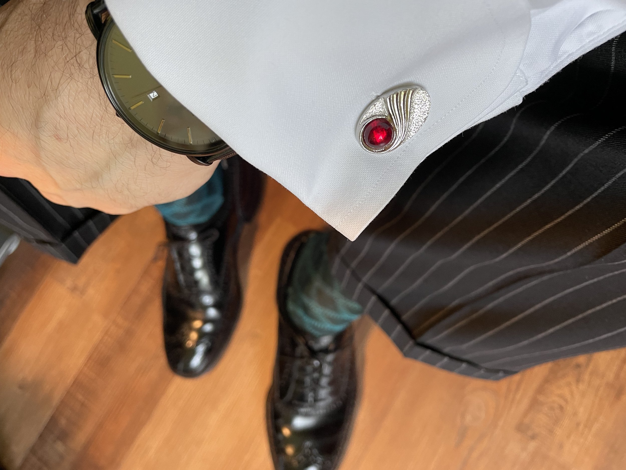 Cuff links should be a staple in every wardrobe, they make every outfit more exquisite and personalized and memorable.