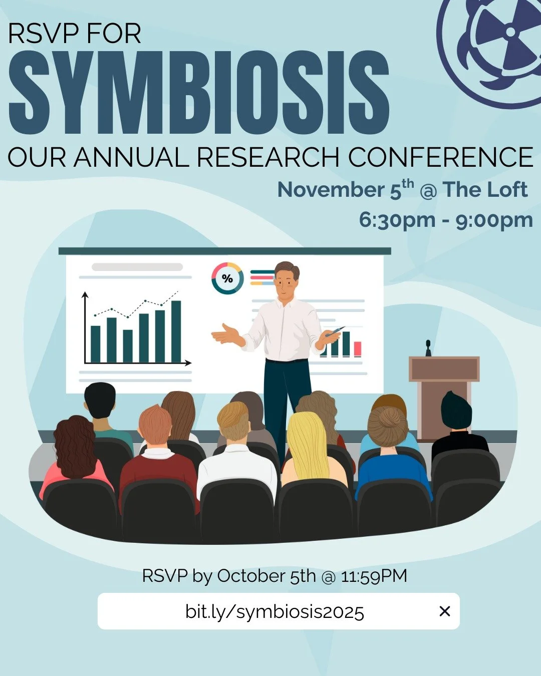 Hey MacSci! Our yearly research networking event, Symbiosis, is back and better than ever! We have a fantastic lineup of student researchers this year who are excited to share their journey through research at Mac and any tips/advice they might have 