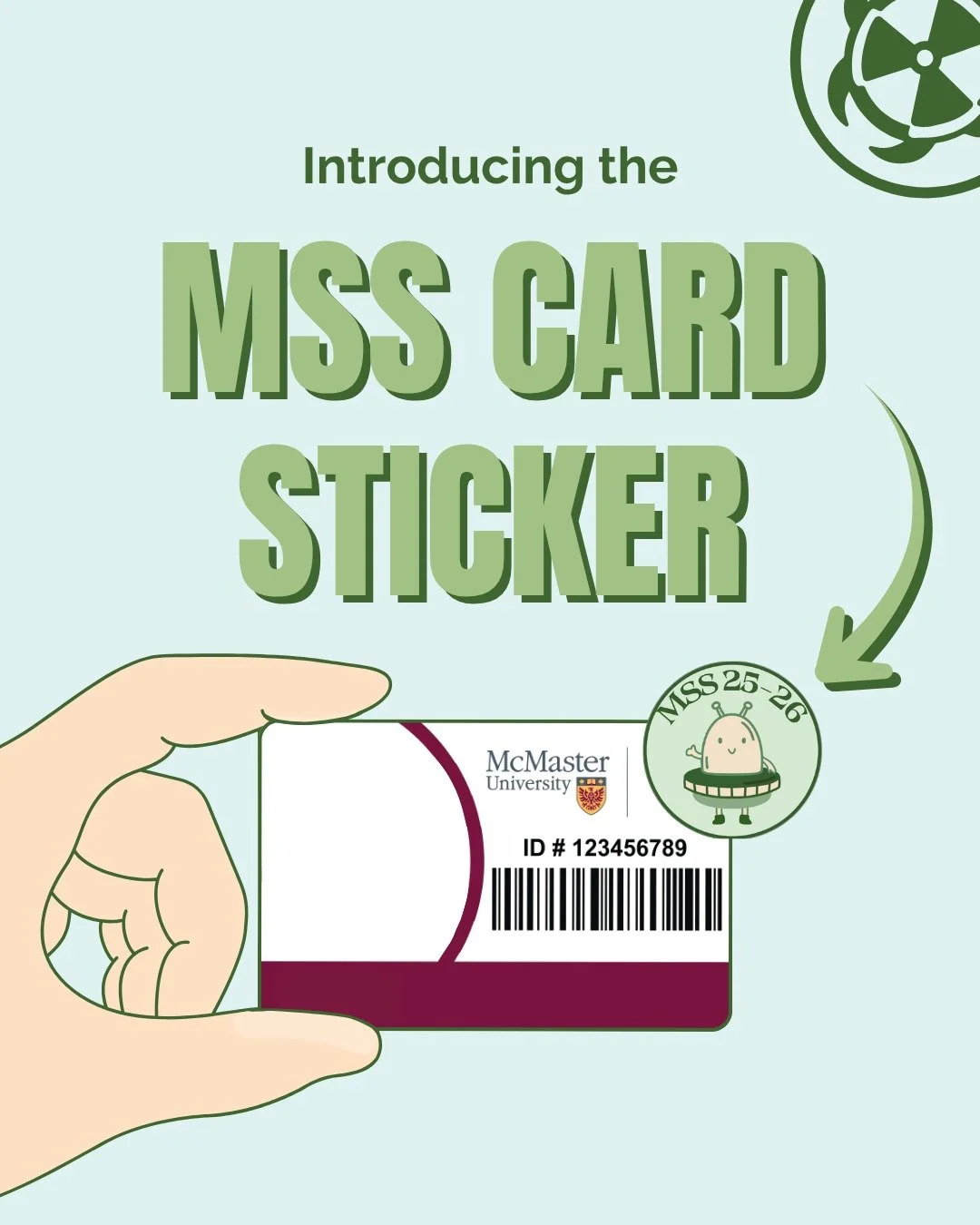 INTRODUCING OUR MSS CARD STICKER! Swipe for more info and sign up through the link in our bio!
