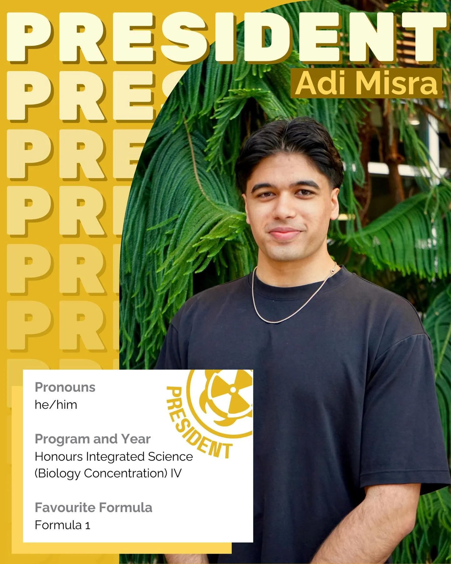 Last but definitely not least, we have our President and year representatives!