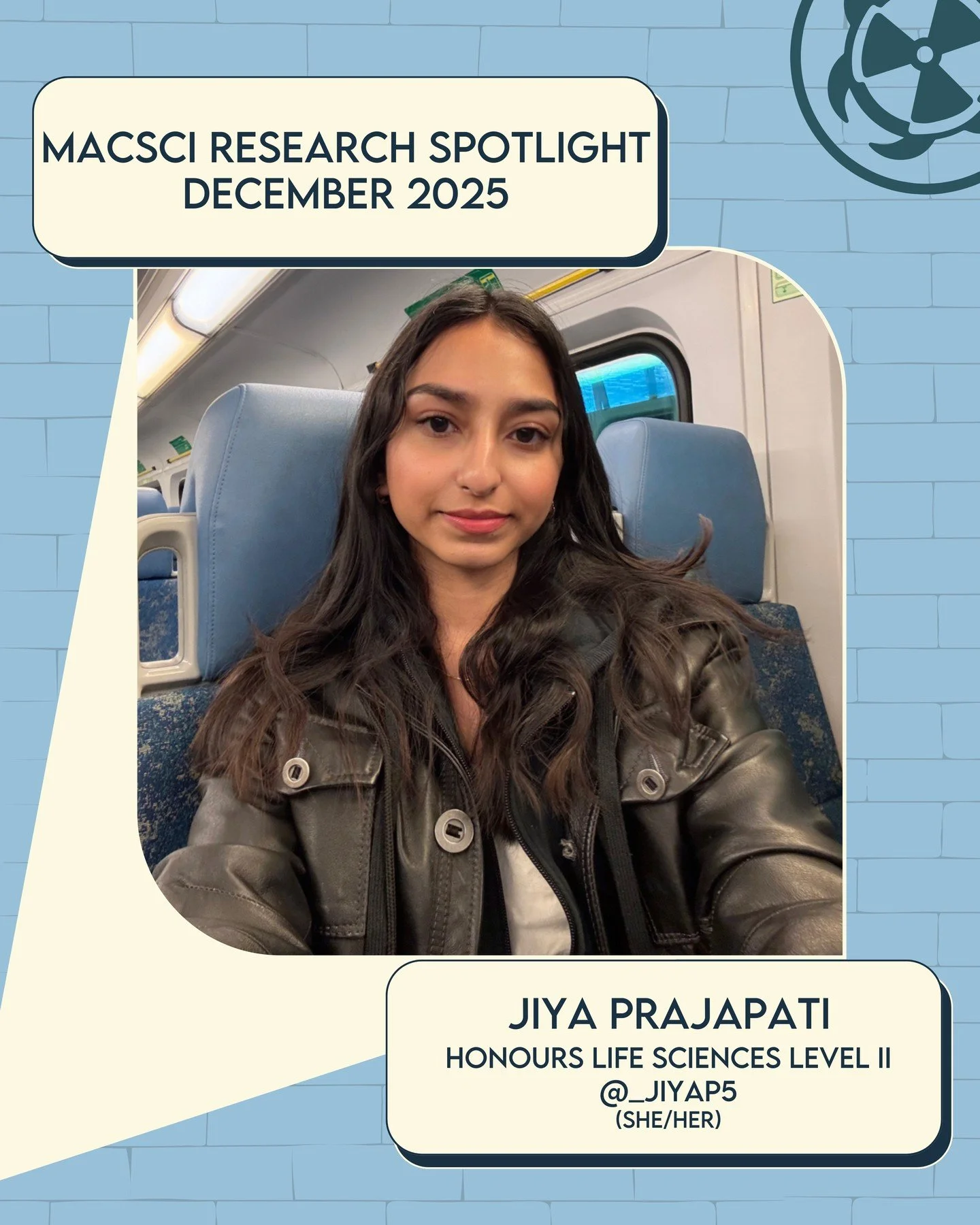 Hello MacSci! We&rsquo;re excited to feature Jiya in this week&rsquo;s Research Spotlight! ✨
She&rsquo;s leading her very own retrospective cohort study under the supervision of Dr. Mukerji (Department of Pediatrics), investigating the use of high-fr