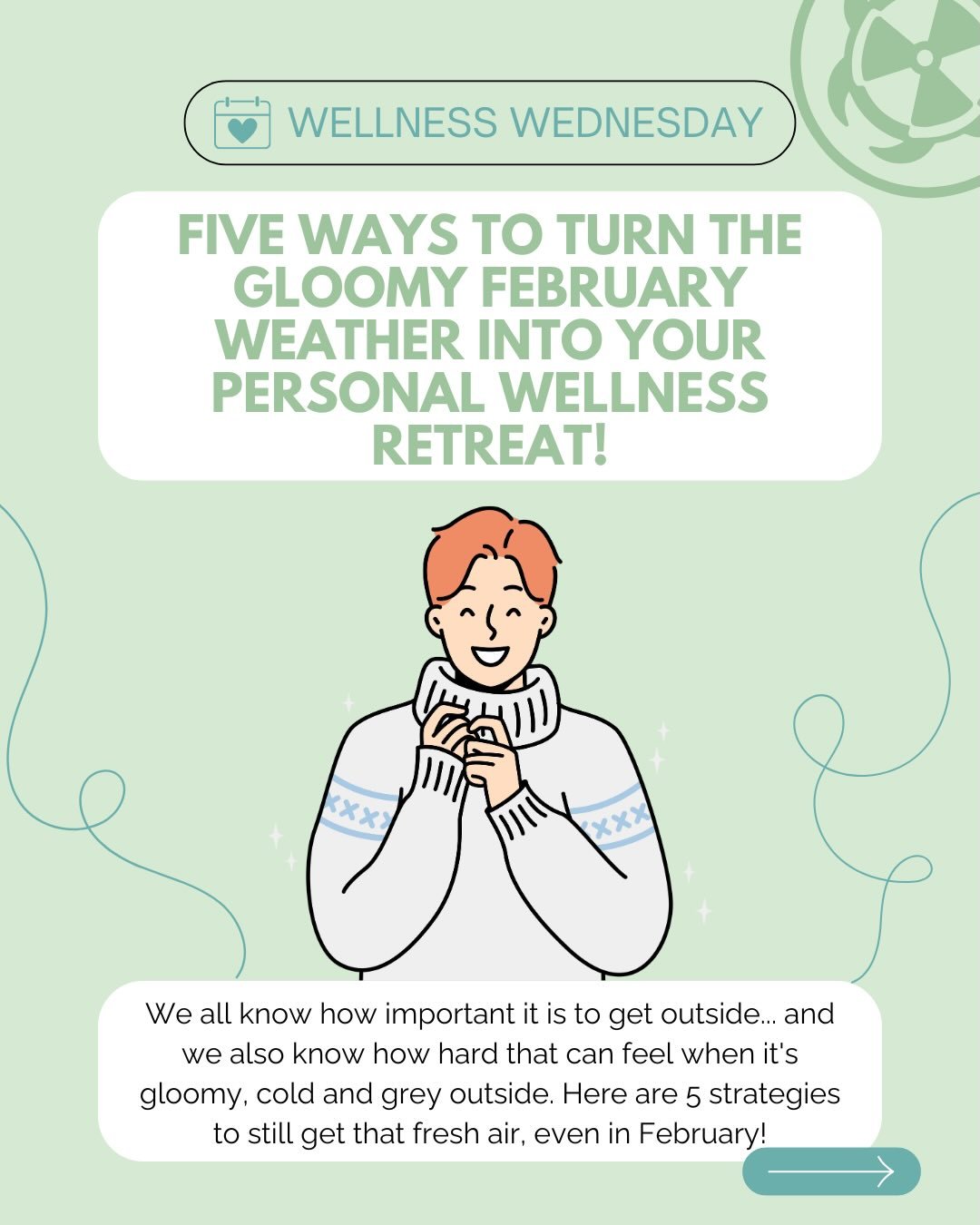 Hey Macsci and Happy Wellness Wednesday! We all know how important it is to get outside&hellip; and we also know how hard that can feel when it&rsquo;s gloomy, cold and grey outside. Here are 5 strategies to still get that fresh air, even in February