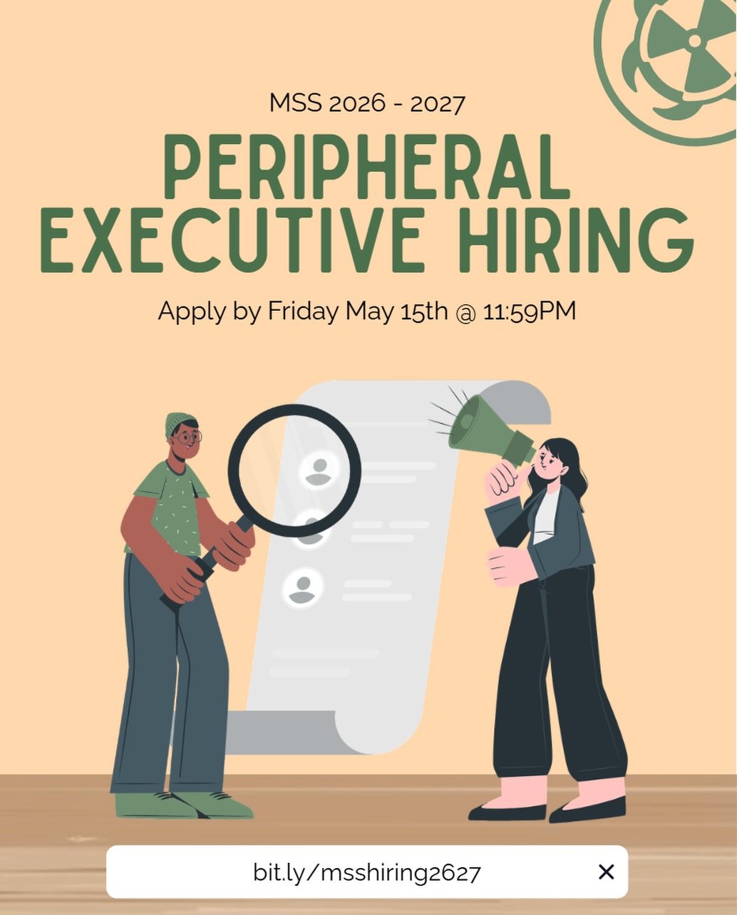 Hey Mac Sci!! Apply to be a part of a FANTASTIC team and get involved with all things MSS! We serve 8000+ students in the faculty of science and we are looking for passionate students who want to join our team of hardworking execs!!

Applications are