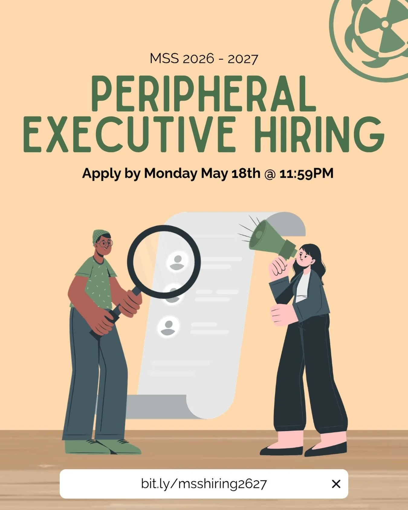 DEADLINE EXTENDED 📣📣

Submit your applications by Monday May 18th!