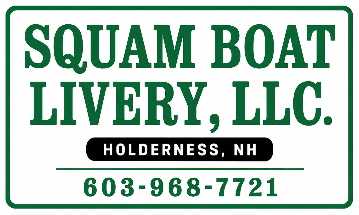 Squam Boat Livery