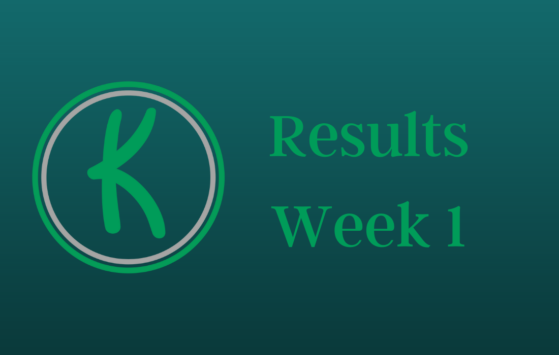 Tournament Results - Week 1