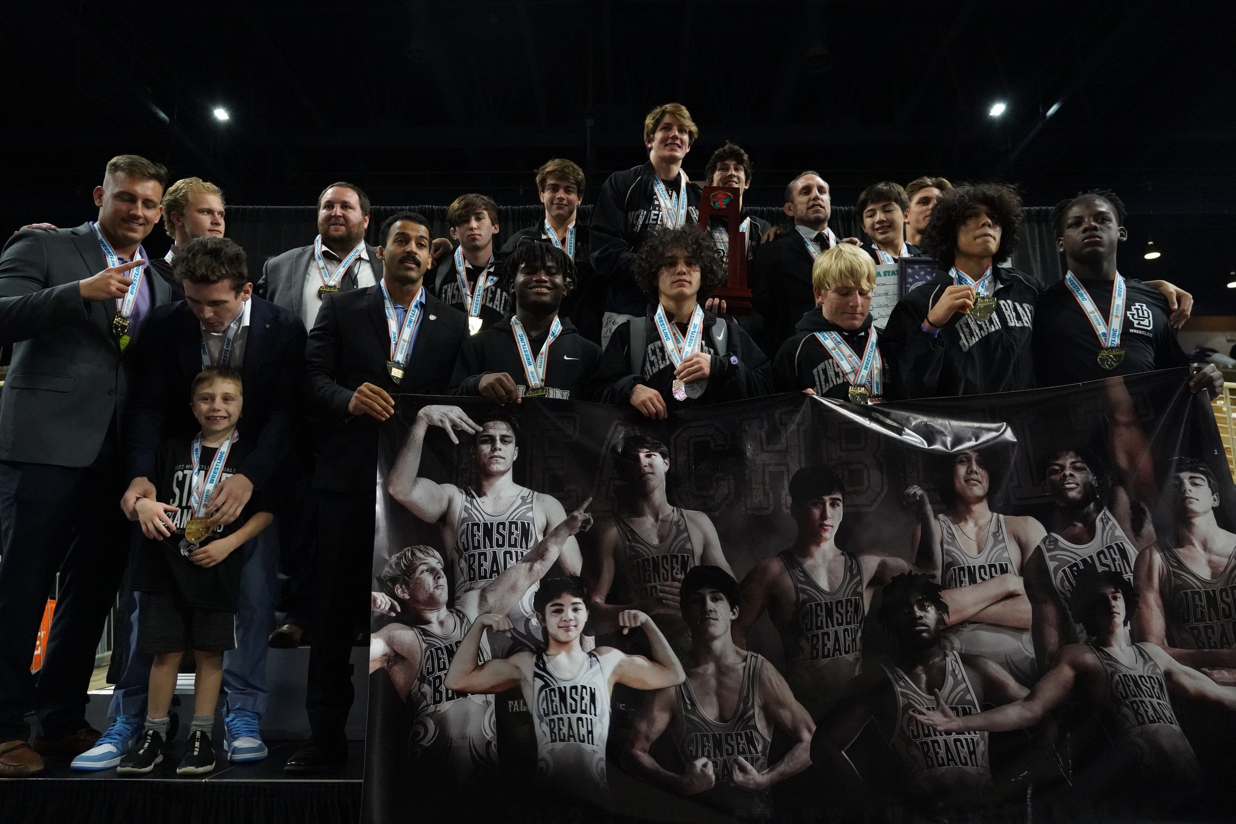 Jensen Beach completes season double with IBT wrestling title