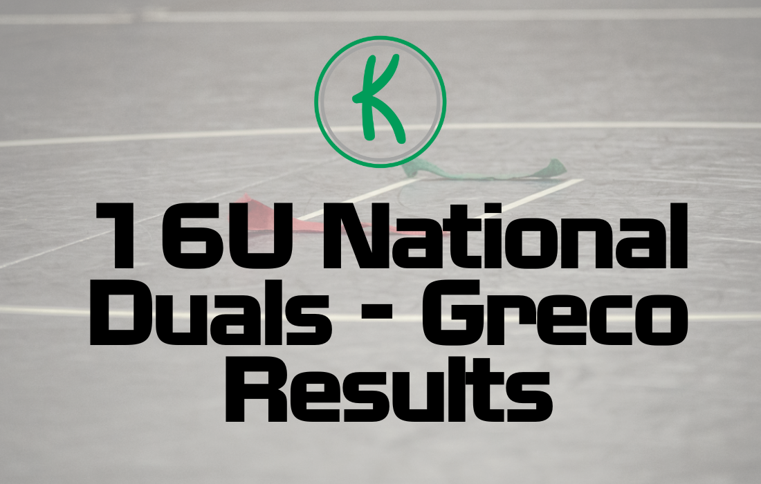 16U National Duals - Greco results