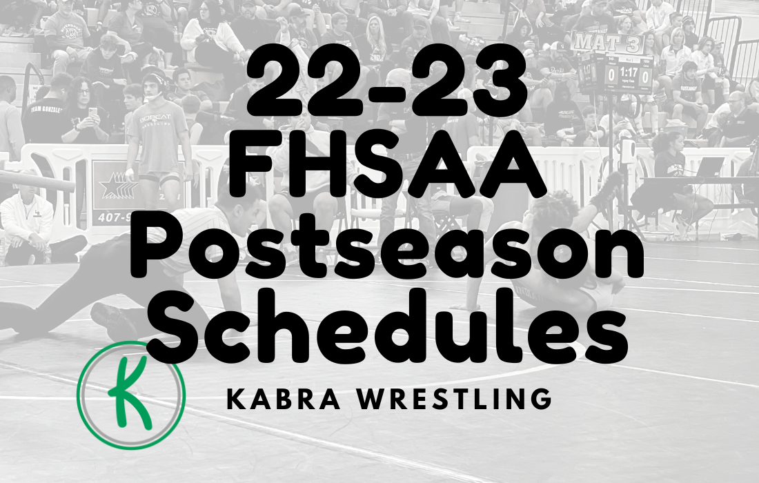 Florida High School Wrestling Schedules — Kabra Wrestling