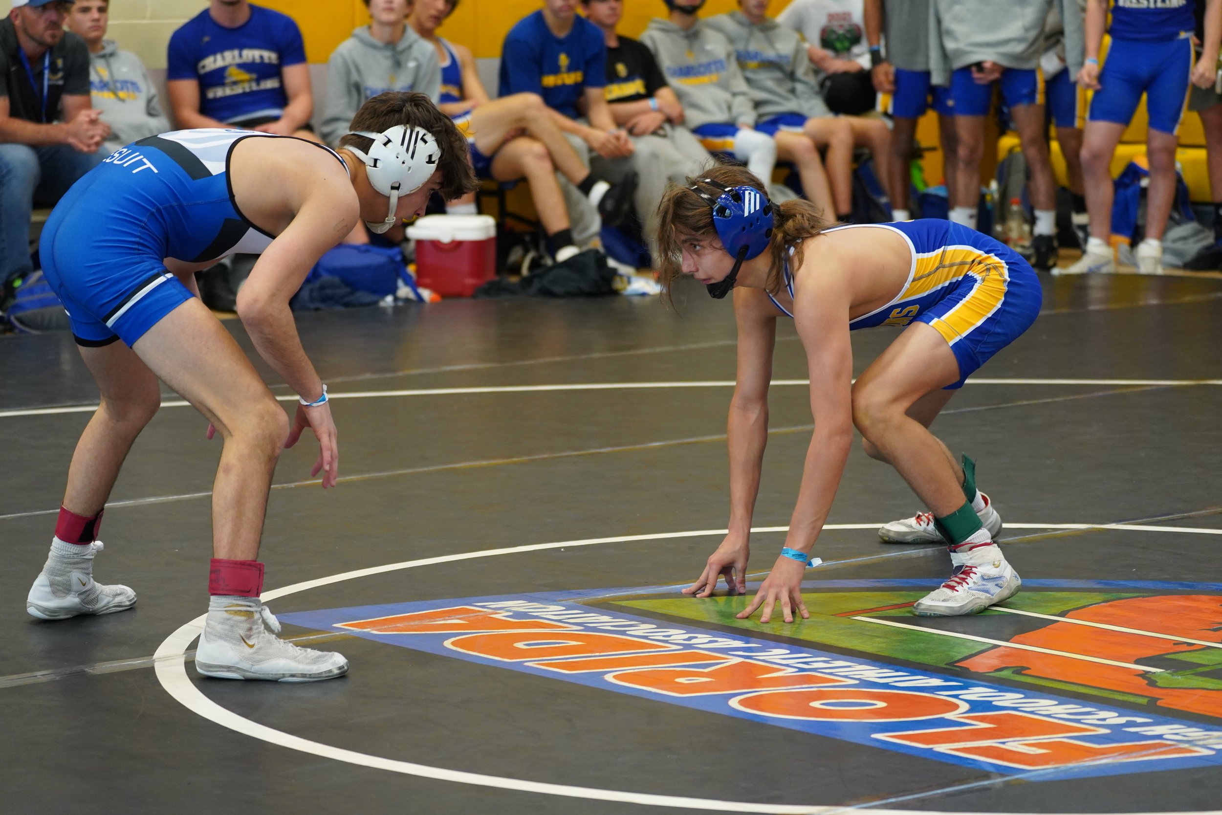Charlotte advances to state semifinals with region duals title win