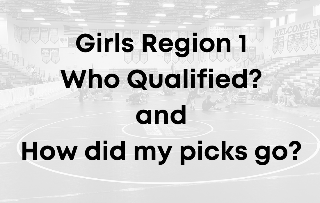 G1A-R1: Who qualified for state and how did I do on my picks