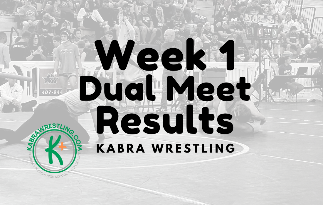Dual Meet Results - Week 1