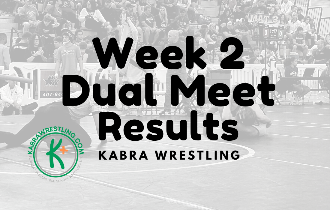 Dual Meet results - Week 2