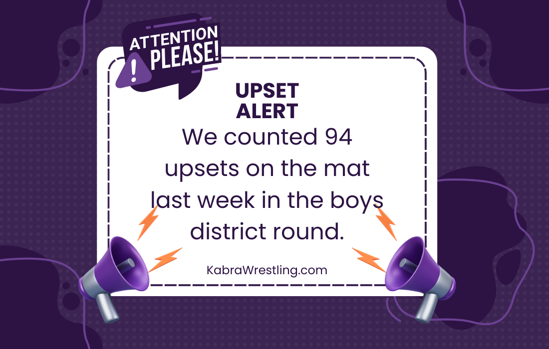 95 upsets from boys district tournament week