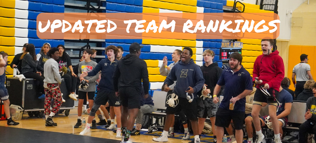 Kabra Wrestling updated team rankings after reclassification