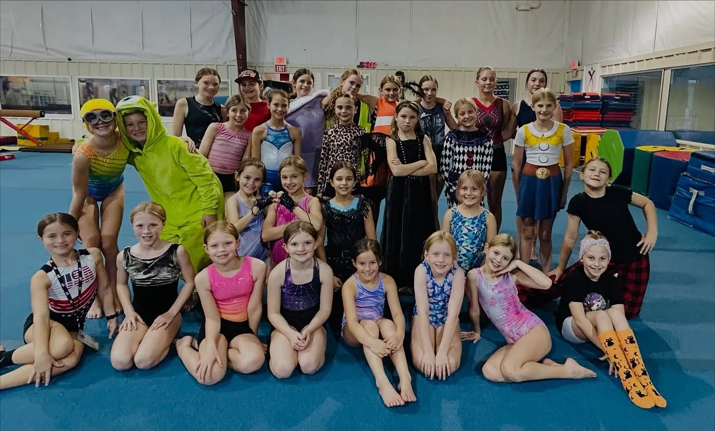 🎃 We&rsquo;re flipping into the spooky season with style! Our gymnasts and coaches are getting into the Halloween spirit with some spooktacular costumes! Can you guess our coaches costumes? 🤸&zwj;♀️ #halloween #csakids #gymnastics #gymnasticsteam #