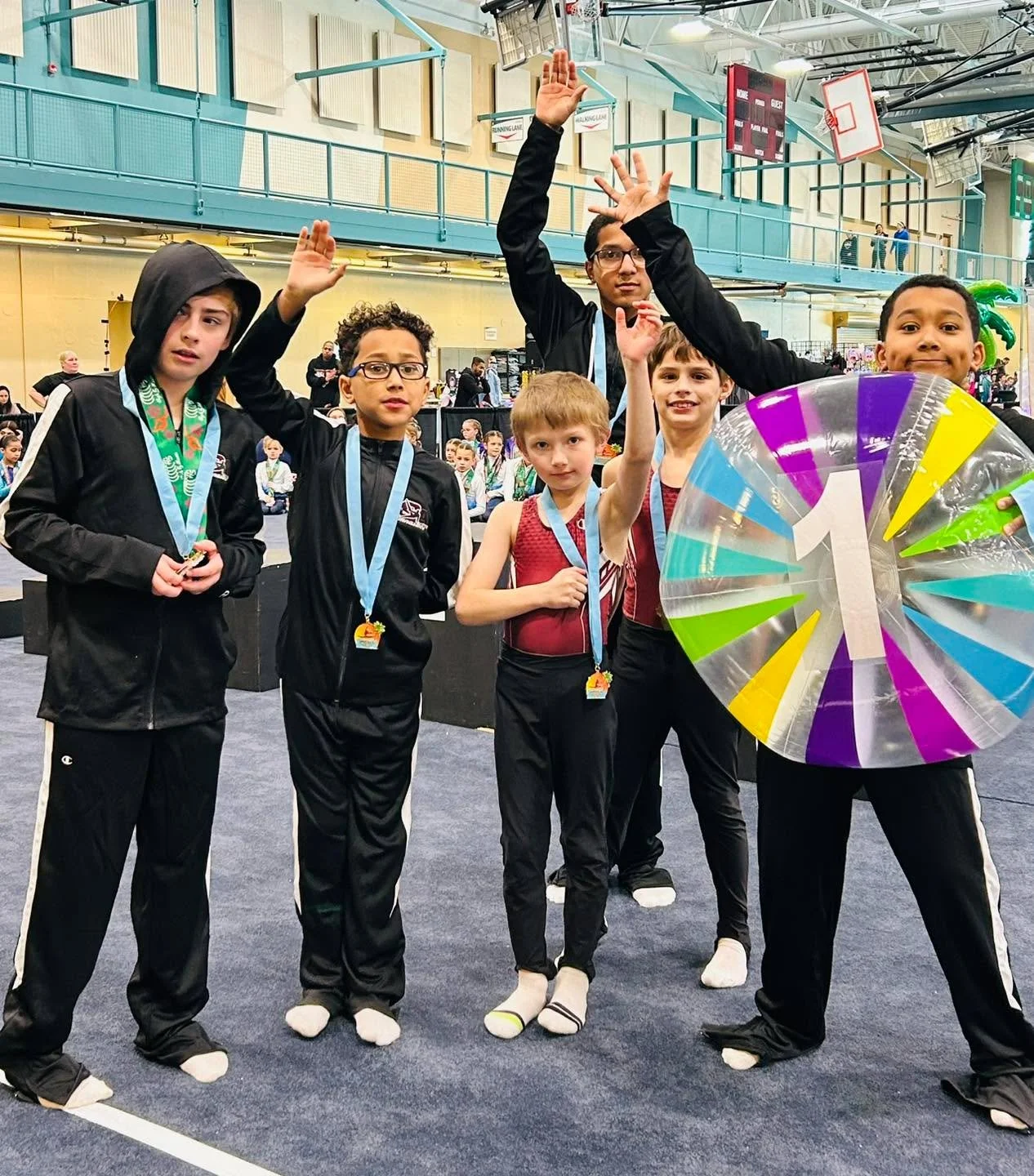 Way to go, boys! Your incredible achievements and your top-team all-around placement is truly impressive. We're so proud of you&mdash;you're one step closer to your goal!
CSAKIDS&hearts;️🤍🖤