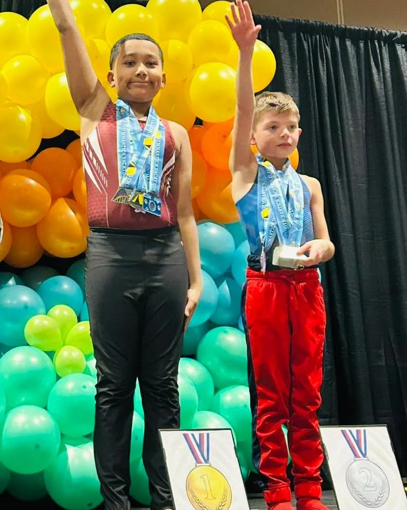 Our boys' team had an incredible performance this past weekend at the 2026 WDGVC competition! Huge congratulations to our boys at CSA and Wautoma Gymnastics, and Activity Center on their fantastic first-place finishes!