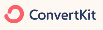ConvertKit logo with a circular arrow icon and the company name